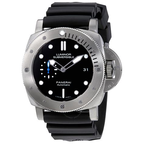 luminor panerai submersible firenze titanium watch|luminor Panerai price list.